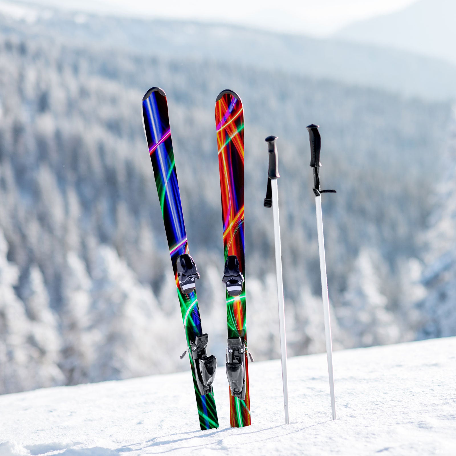 Custom Ski Wraps - Lasers