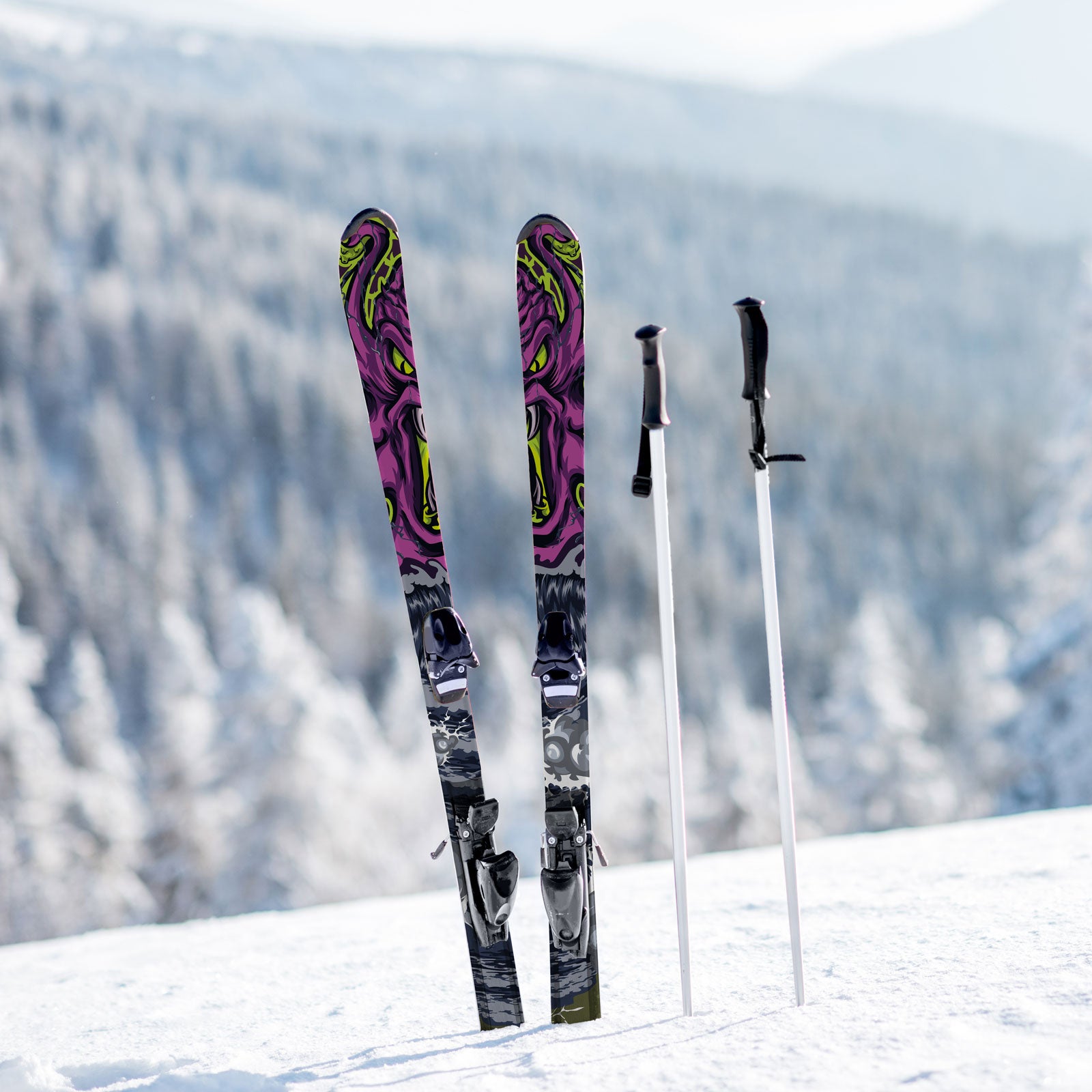 Custom Ski Wraps - Monster