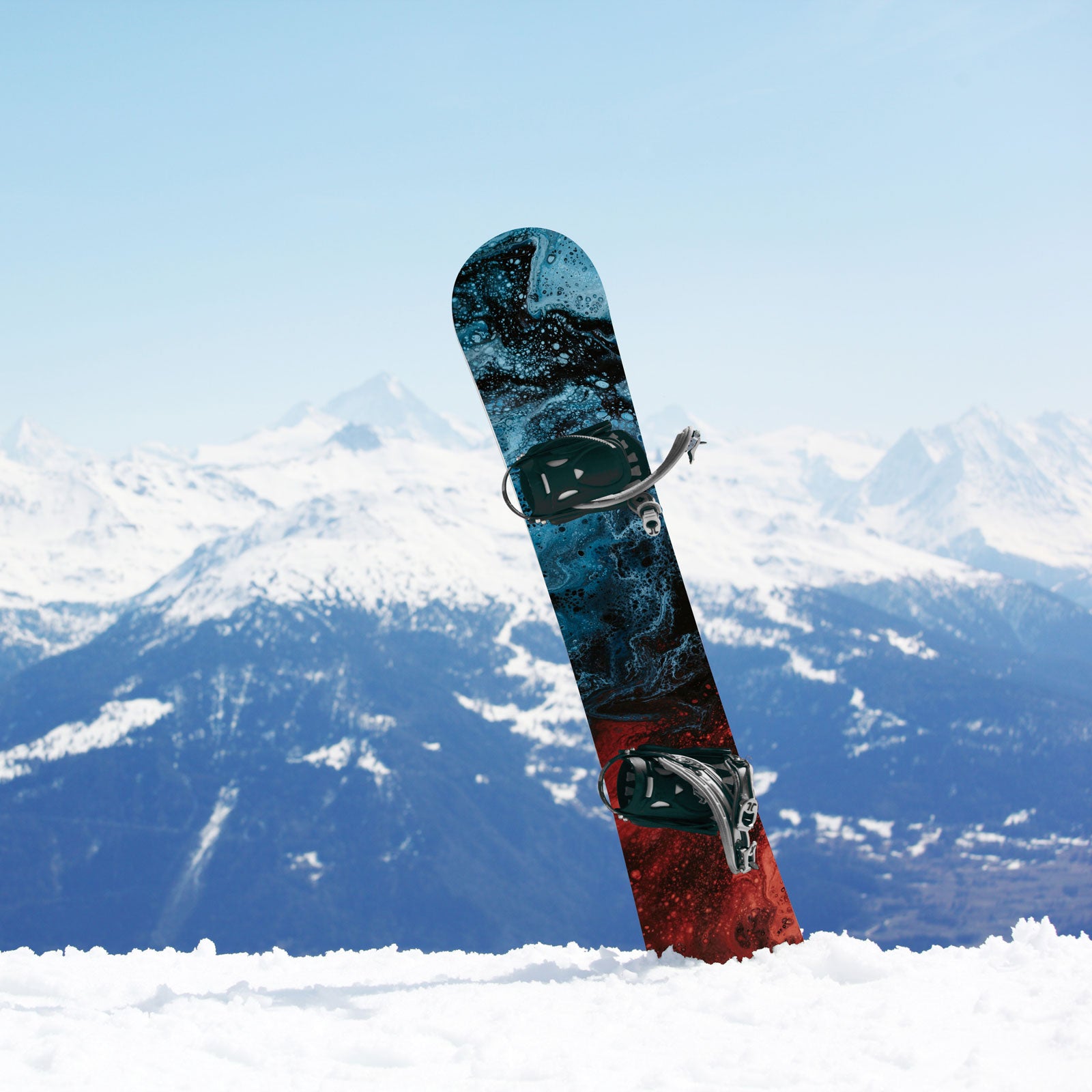 Custom Snowboard Wraps - Foam