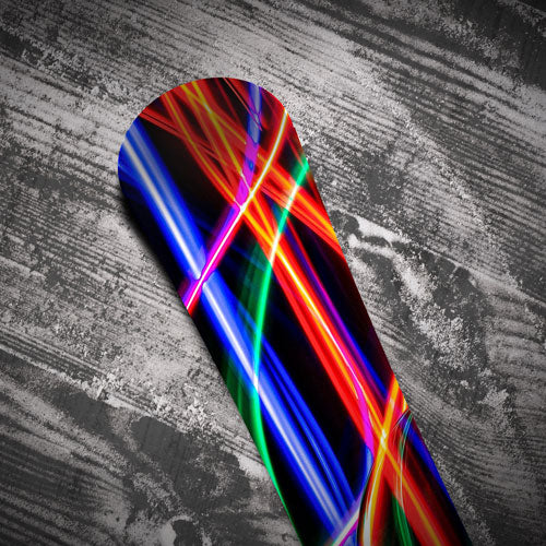 Custom Snowboard Wraps - Lasers
