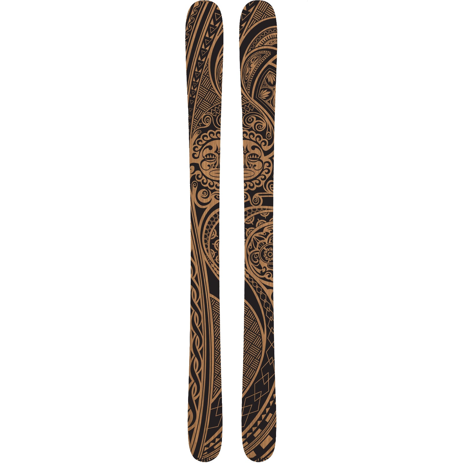 Custom Ski Wraps - Tribal