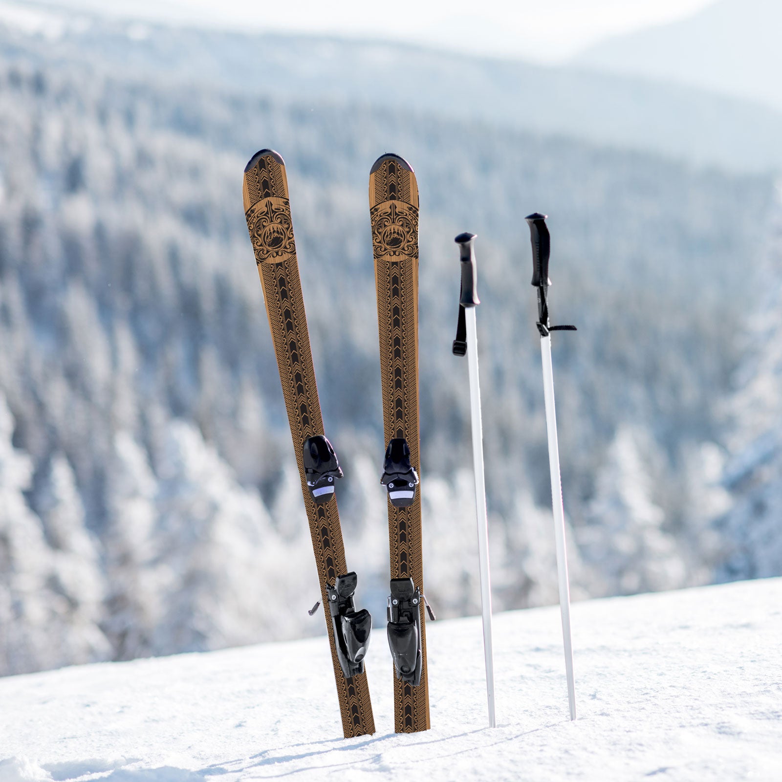 Custom Ski Wraps - Polynesian