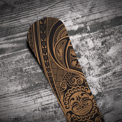Custom Snowboard Wraps - Polynesian