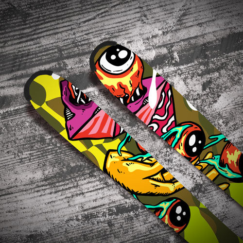 Custom Ski Wraps - Eye Pod Ski