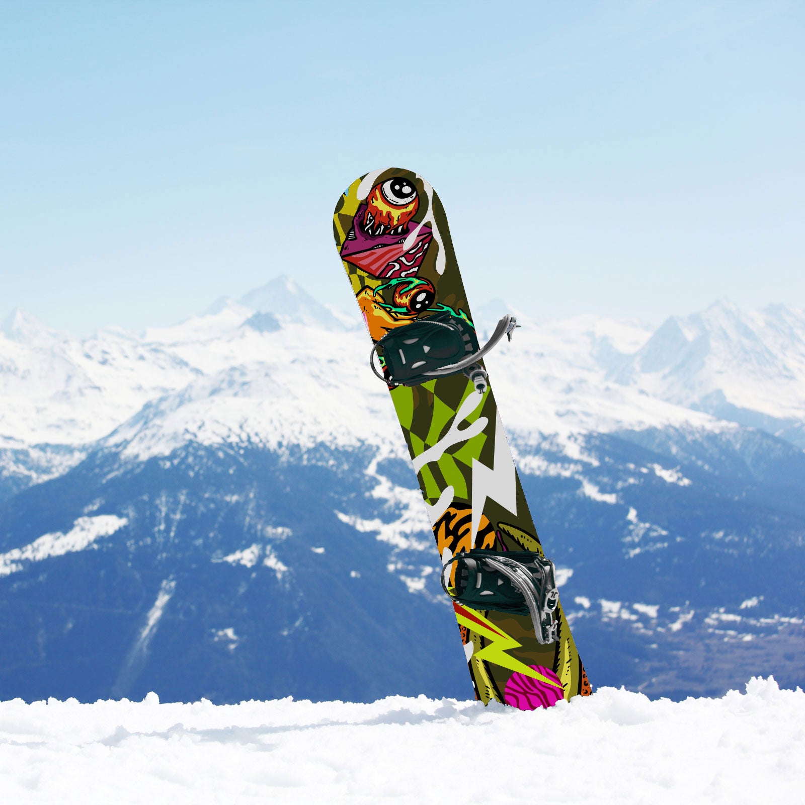 Custom Snowboard Wraps - Eye Pod