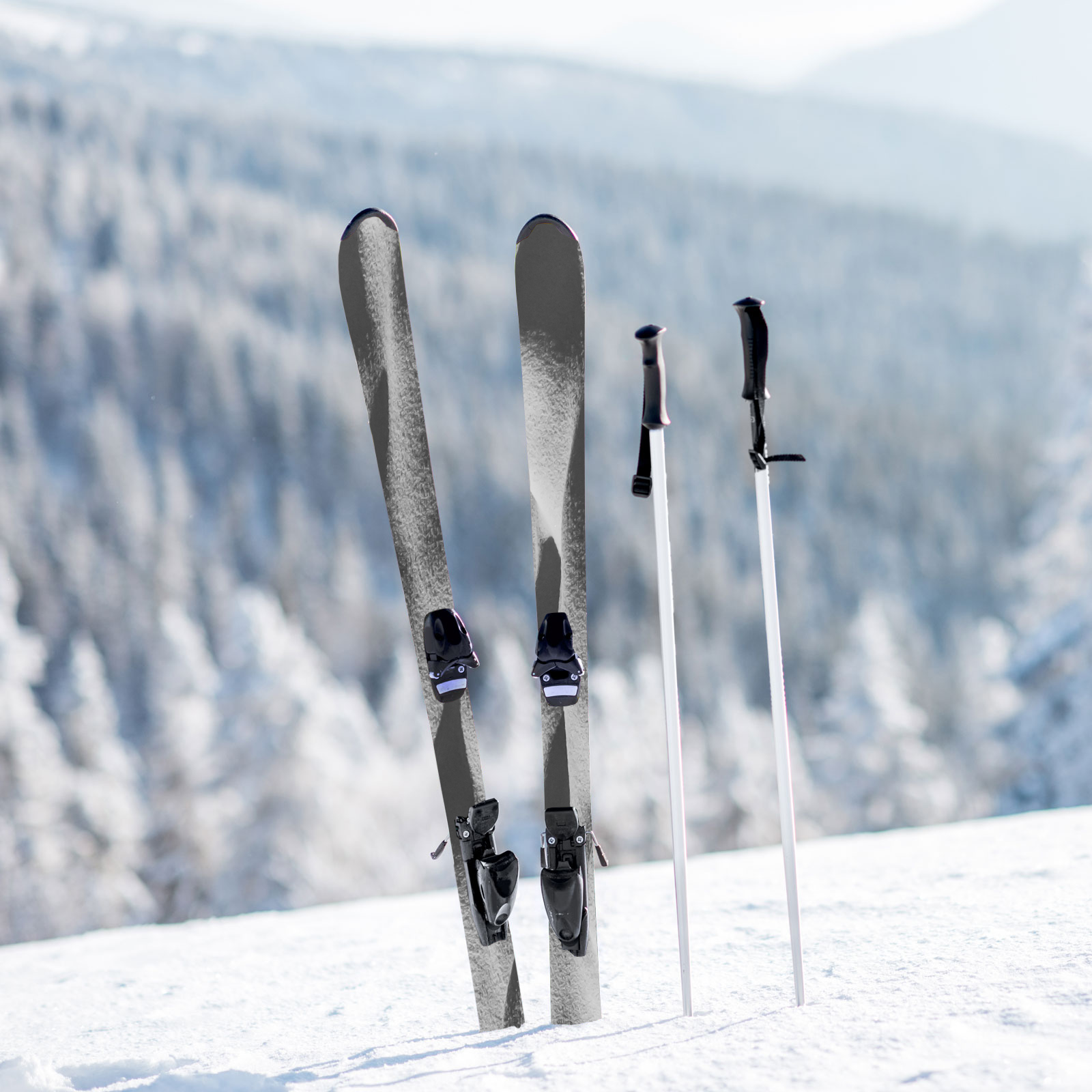 Snow Mounds Ski Wraps - A Featured Artist Design