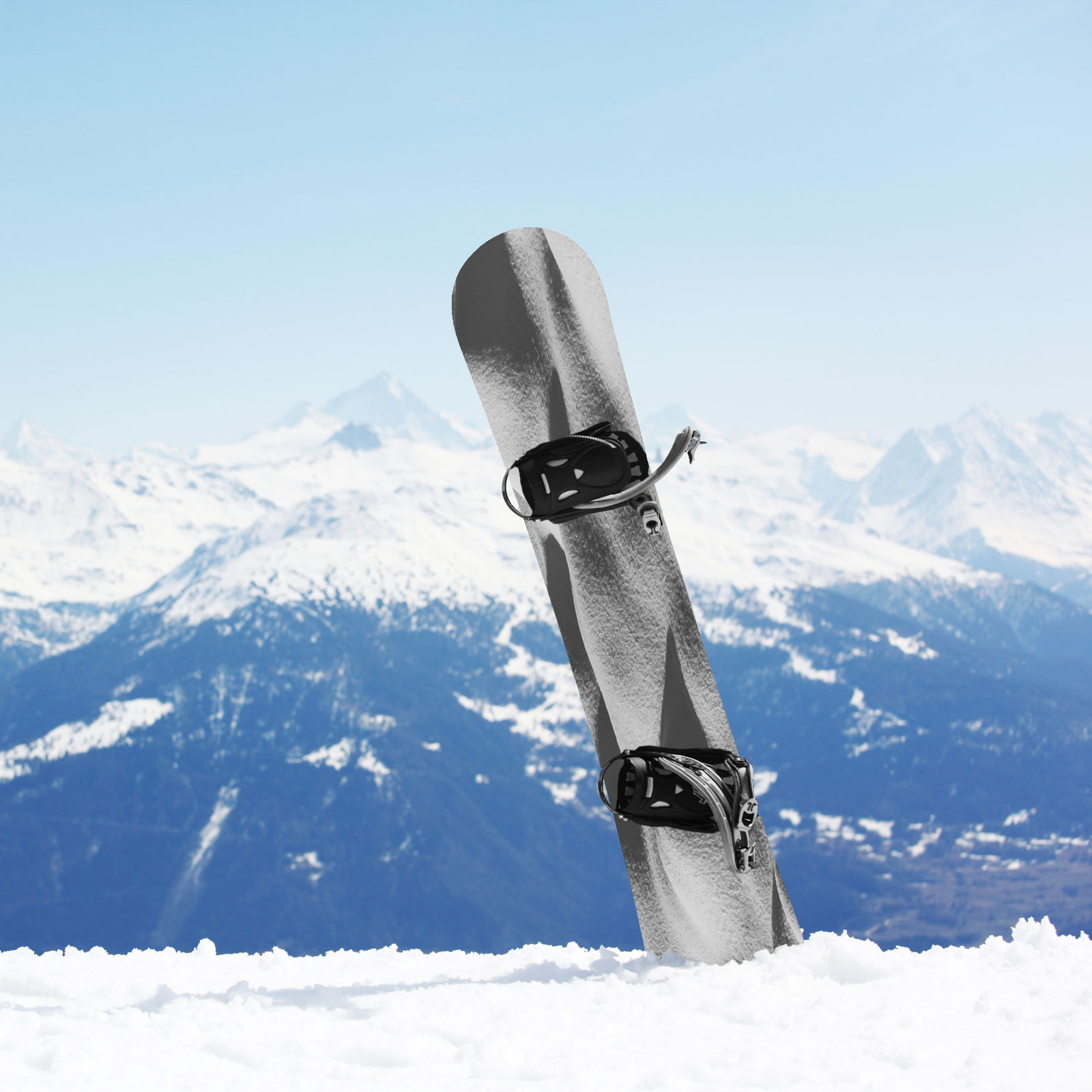 Snow Mounds Snowboard Wraps - A Featured Artist Design