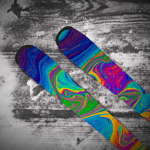Psychedelic Snow Ski Wraps