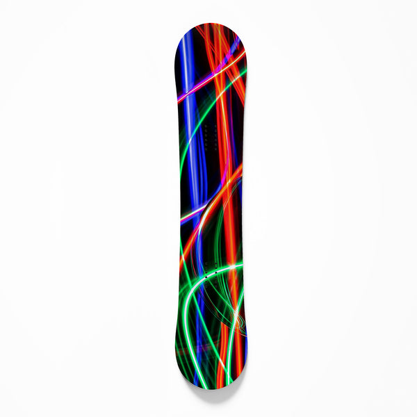 This snowboard wrap is custom designed by Sick Grab designers.