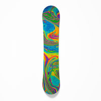 Custom Snowboard Wrap - Psychedelic