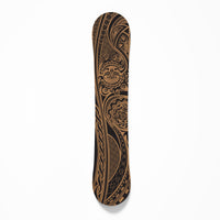 Custom Snowboard Wraps - Polynesian