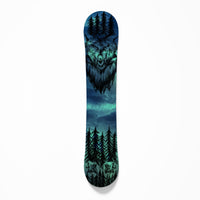 Custom Snowboard Wraps - Stormy Wolf