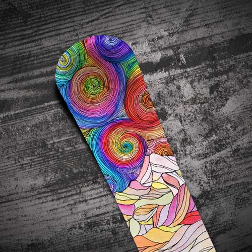 Swirly Dream Snowboard Wrap