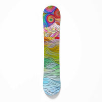 Custom Snowboard Wraps - Swirly Dream