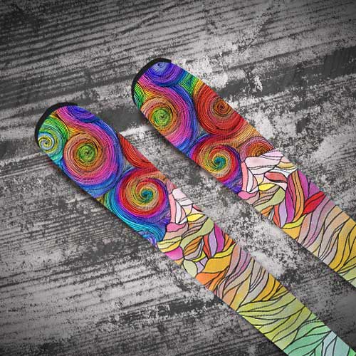 Swirly Dream Snow Ski Wraps