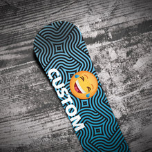 Create your own snowboard wrap with your own designs, photos, and images. You supply the print-ready files (ai, pdf, png) or we can work with you to create it. To create your own design, contact us at support@sickgrab.com.